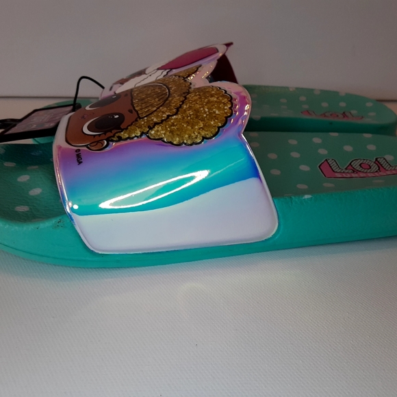 LOL girls slide on sandels/slippers - Picture 3 of 4